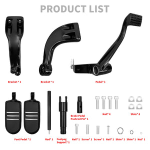 Kit de commandes centrales aluminium noir pour Harley-Davidson Sportster - vue 4