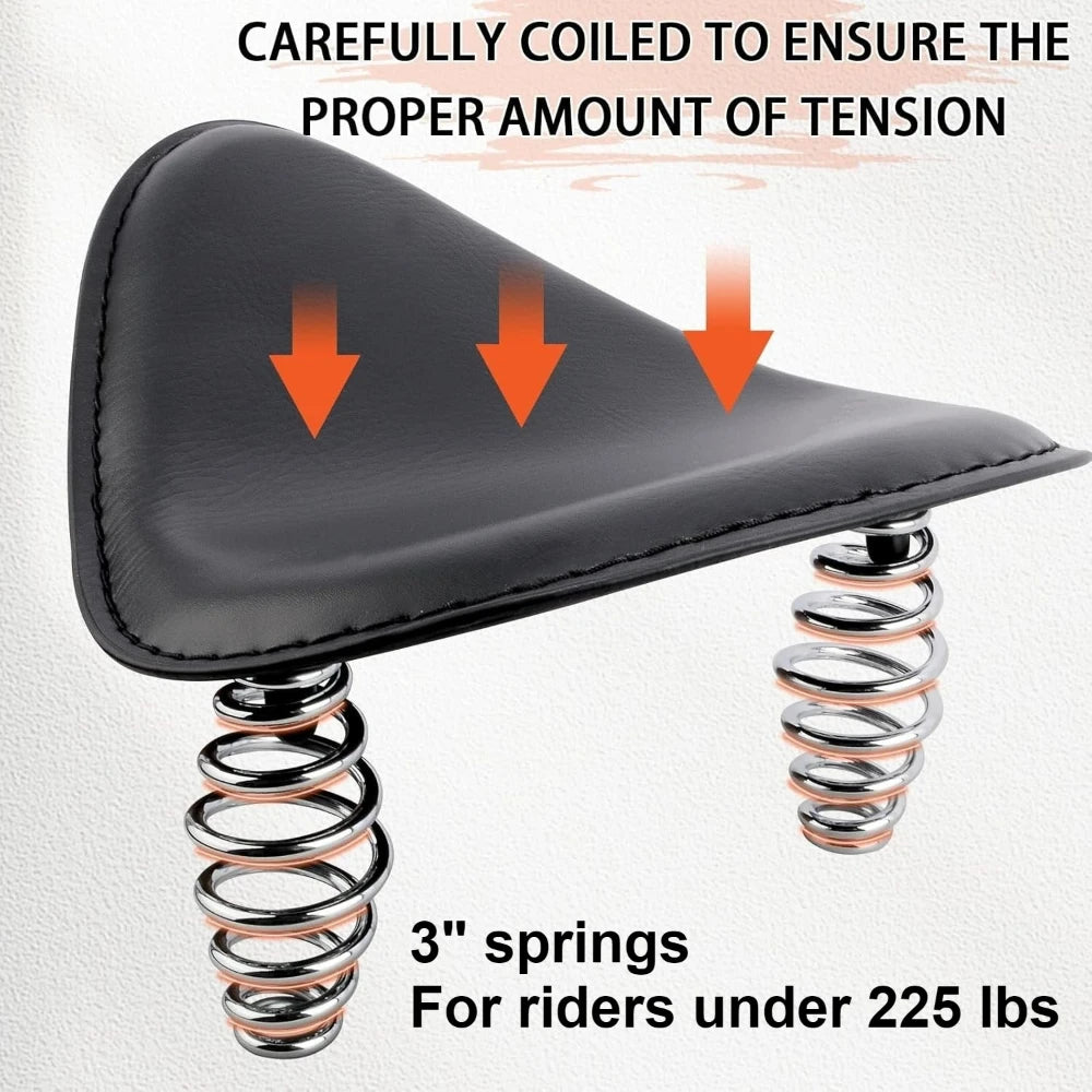 Paire de ressorts de selle solo pour Harley-Davidson Bobber, Softail, Sportster, Touring, Dyna