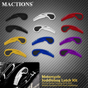 Kit de loquets de sacoches (saddlebag latch) - Harley Touring Road King, Street Electra Glide 2014-2025 – photo 1/12
