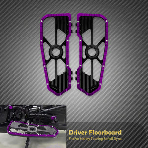 Marchepieds pilote (floorboards) avant - Harley Touring, Softail, Dyna, Road King, Street Glide FLD – photo 8/12