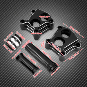 Kit de caches de tiges et blocs de poussoirs pour Harley Twin Cam - vue 5