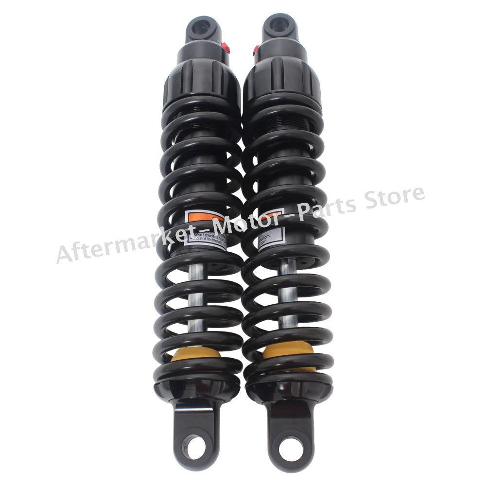 Amortisseur arrière 343 mm pour Harley-Davidson Dyna, Touring, Sportster et VRSC