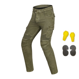 Pantalon moto homme anti-chute façon jean - vue 24