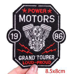 Écusson brodé style biker moto hippie punk - vue 41