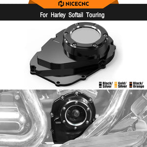 Cache de Distribution (Cam Cover) avec Fenêtre Transparente - Harley-Davidson Touring & Softail M8 2017-2024 – photo 1/9