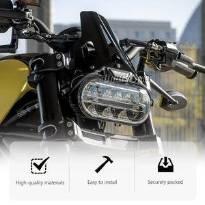Pare-brise moto noir pour Harley-Davidson Sportster S - vue 5