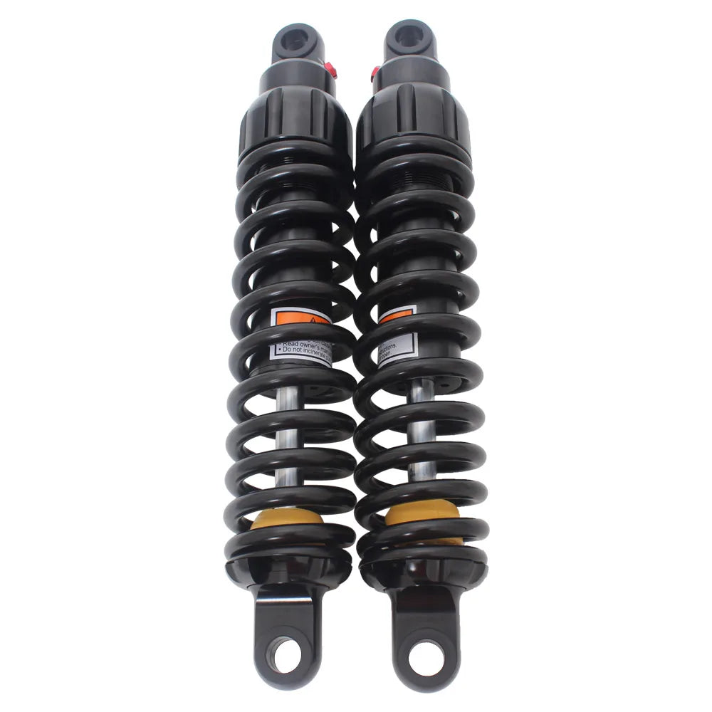 Amortisseurs arrière universels 325/343mm pour moto (Harley-Davidson, Honda, Yamaha)