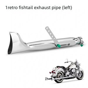 Silencieux queue de poisson inox pour Harley Sportster bobber - vue 5