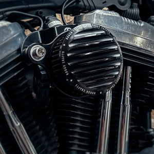 Kit filtre à air à ailettes noir pour Harley Sportster - vue 2
