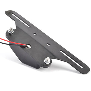 Support de plaque avec éclairage LED pour Harley custom - vue 4