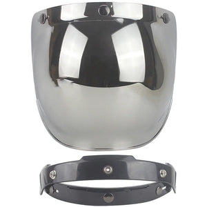 Écran solaire bulle rétro pour casque moto - vue - vue 18