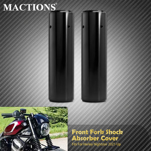 Caches de fourche avant (fork boot slider) - Harley Nightster RH975 2021, 2023, 2024 et + – photo 1/6