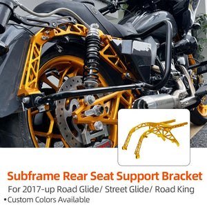 Support de Sous-Cadre Arrière (Subframe) Aluminium Allégé - Harley-Davidson Touring 2017 et plus récent – photo 1/13
