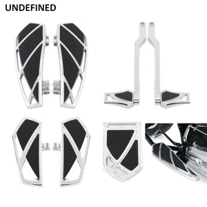 Kit repose-pieds, planchers, levier de sélecteur et pontets Phantom pour Harley-Davidson Touring et Softail – photo 1/8