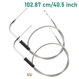 Câble d'Accélérateur Tressé Inox 93/98/103cm - Harley-Davidson Sportster, Dyna, Softail – photo 12/12