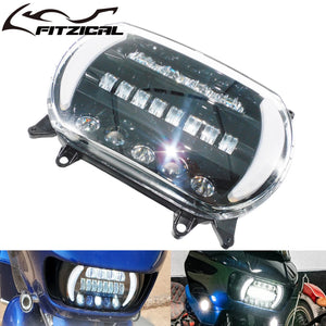 Phare LED avant complet sur Harley Road Glide - vue 1