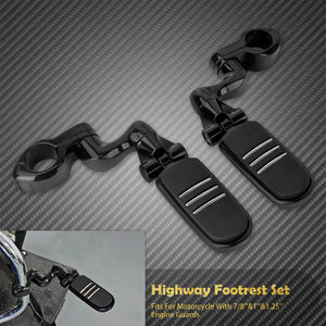 Repose-pieds passager réglables à 360° pour barre de protection - Harley Sportster, Touring, Softail, Dyna et autres marques – photo 7/8