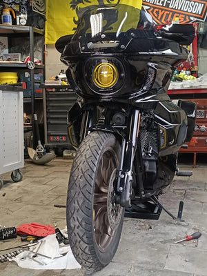 Protège-Mains Fumés pour Harley Softail Low Rider ST, Deluxe, Street Bob 2018-2023 – photo 2/11