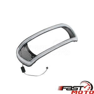 Cache de phare fumé avec feu diurne LED pour moto Harley-Davidson Road Glide - vue 2