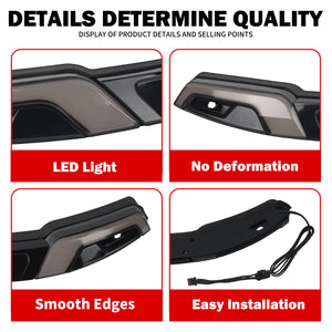 Garniture de pare-brise lumineuse LED, veilleuse et clignotant, Harley Touring 2014-2025 - vue 5