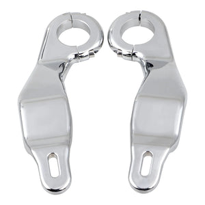 Support de carénage chromé pour moto Harley Road Glide - vue 3