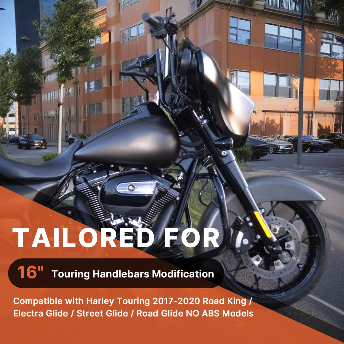 Kit de Câbles Rallongés 14"/16" pour Guidon Ape Hanger - Harley-Davidson Touring 2017-2020 (Sans ABS) – photo 2/10