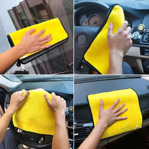Serviette de Lavage Microfibre Velours de Corail 500GSM Double Face - Auto/Moto – photo 6/13
