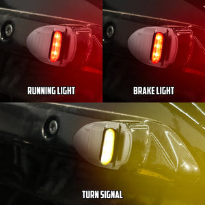 Feu Arrière LED Chromé (Stop, Clignotant, Position) 12V - Harley-Davidson Sportster Nightster 975 2021-2023 – photo 3/8