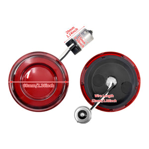 Clignotant LED rond style bullet pour moto Harley-Davidson - vue 6