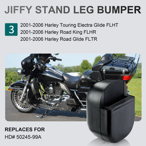 Tampon caoutchouc de béquille latérale (jiffy stand) pour Harley-Davidson Touring 2001-2006 – photo 2/7