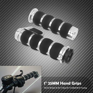 Poignées de guidon 25mm (1 pouce) en aluminium pour Harley-Davidson Touring, Softail, Sportster, Dyna – photo 7/18