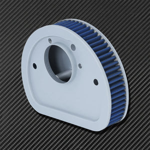 Filtre à air lavable et réutilisable bleu pour Harley-Davidson Softail Breakout, Deluxe, Fat Boy Lo, Touring, Dyna Low Rider – photo 5/7