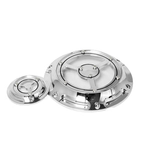 Derby cover et cache d'allumage transparents pour Harley Sportster - vue 6