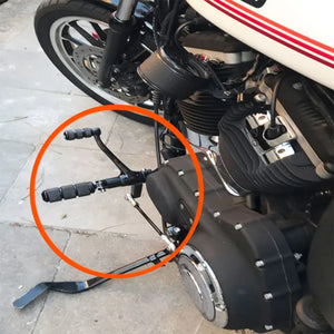 Kit complet de commandes avancées (forward control) avec repose-pieds et leviers - Harley Sportster XL 1200, 883, 72, 48, Iron 2004-2022 – photo 5/8