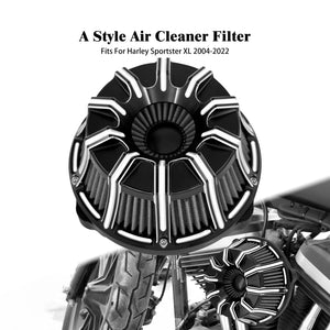 Filtre à air CNC chromé à cornet apparent pour moto Harley-Davidson - vue 29