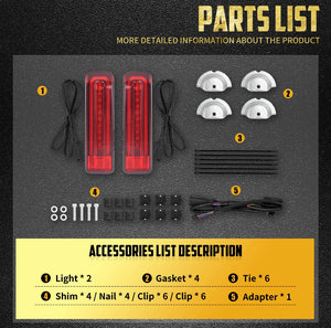 Feux LED de Remplissage de Sacoche Arrière (Stop/Clignotant) - Harley-Davidson Touring CVO Road Glide – photo 4/8
