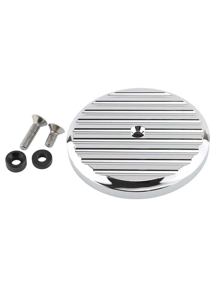 Couvercle de filtre à air rond aluminium pour Harley Dyna Softail Touring - vue 2