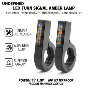 Clignotants LED de fourche pour Harley - vue 5