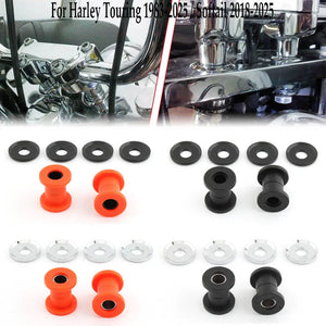 Silentblocs de pontets de guidon pour Harley Touring et Softail - vue 1