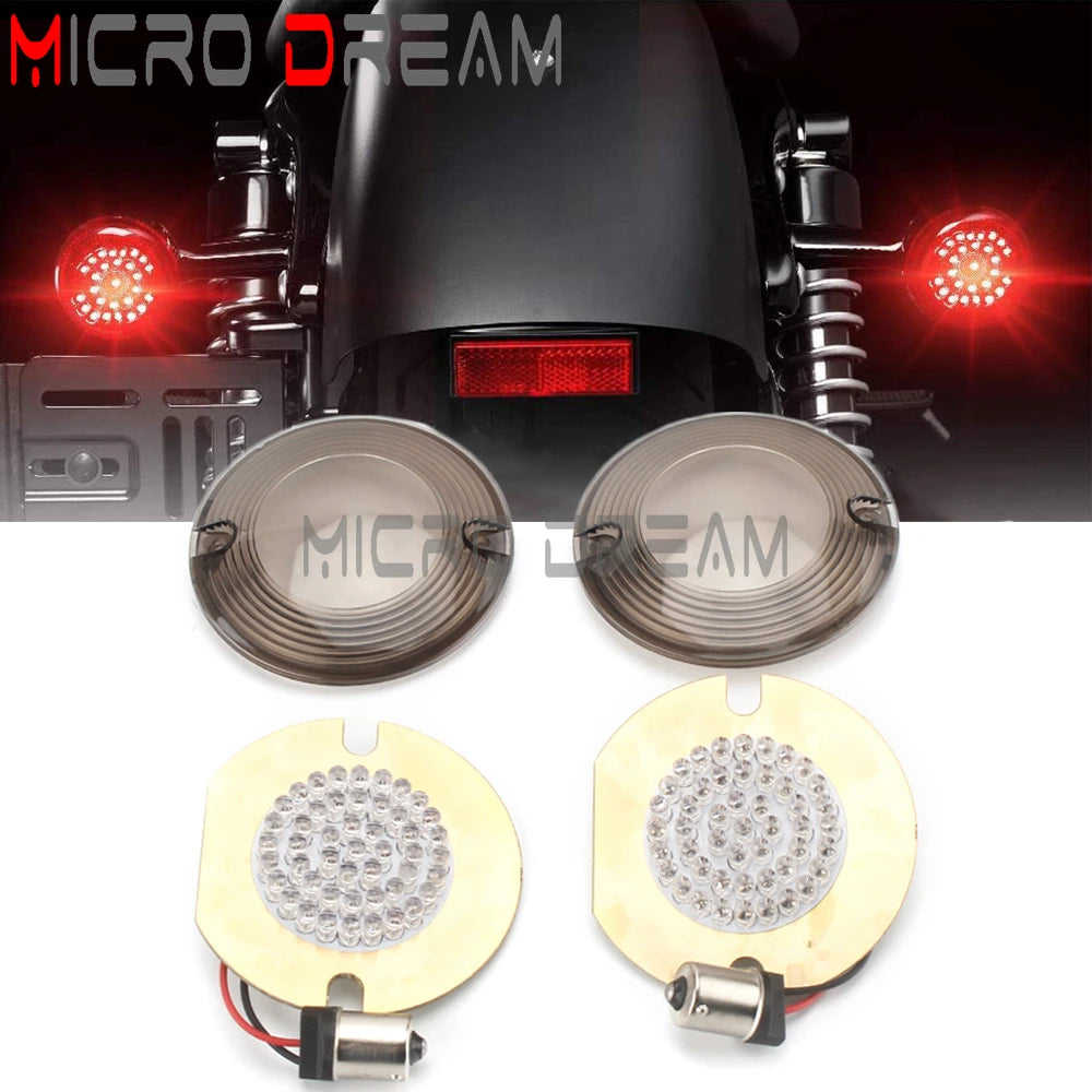 Inserts de clignotants LED 1156 pour Harley Touring - vue 2