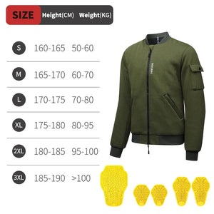 Blouson bomber moto homme WOSAWE noir hiver - vue 8