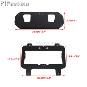 Support de phare noir Pazoma pour Baja Designs LP6 sur Harley-Davidson Road Glide - vue 4