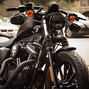 Guidon drag Z-bar pour Harley Sportster Softail Dyna - vue 5