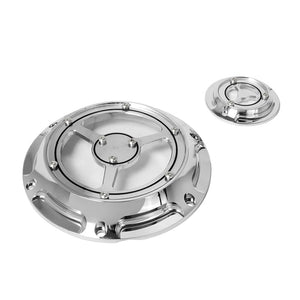 Derby cover et cache d'allumage transparents pour Harley Sportster - vue 3