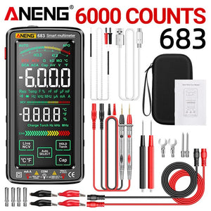 Multimètre Intelligent Tactile Rechargeable 6000 Points - AC/DC Tension et Courant – photo 7/10