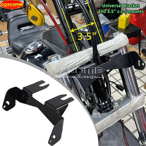 Support de fixation en acier noir pour phare additionnel Baja Designs LP9 sur Harley-Davidson - vue 3