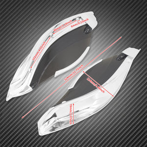 Aile latérale déflectrice noire montée sur le carénage batwing d'une Harley-Davidson Touring - vue 5