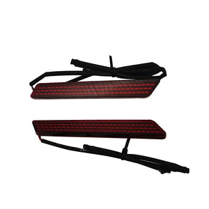 Caches de loquets de sacoches lumineux LED rouge (81 LED) pour Harley Touring 2014-2022 - vue 3