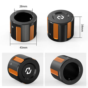 Caches d'Écrou d'Essieu Avant CNC pour Harley Street Glide, Road King, Road Glide, Fat Boy – photo 6/9