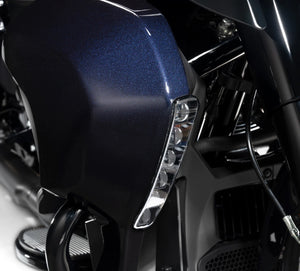Feux LED de carénage inférieur avec clignotants pour Harley Touring - vue 3